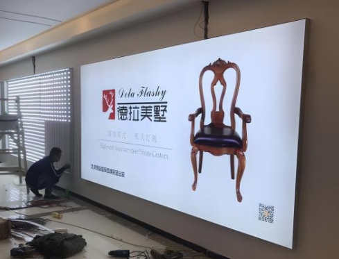 led软膜灯箱制作