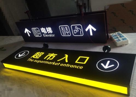 超市入口灯箱制作